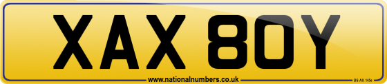 XAX 80Y