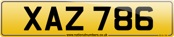 XAZ 786