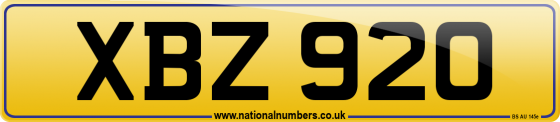 XBZ 920