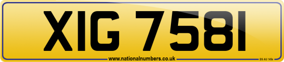 XIG 7581