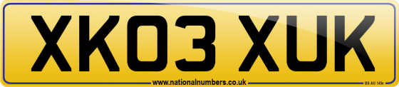 XK03 XUK
