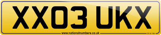 XX03 UKX