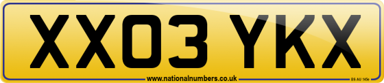XX03 YKX