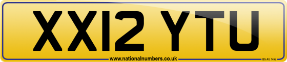 XX12 YTU