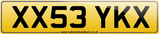 XX53 YKX