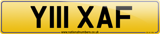 Y111 XAF