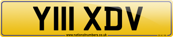 Y111 XDV