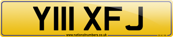 Y111 XFJ