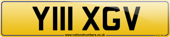 Y111 XGV
