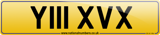 Y111 XVX