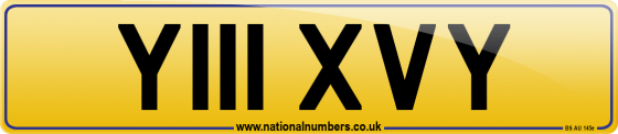Y111 XVY