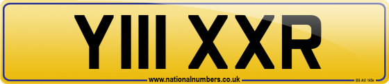 Y111 XXR