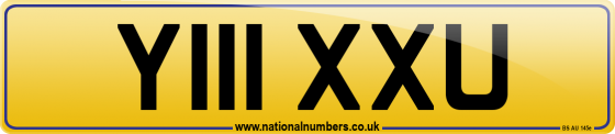 Y111 XXU