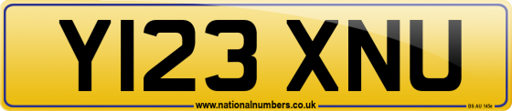 Y123 XNU