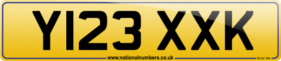 Y123 XXK