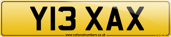 Y13 XAX