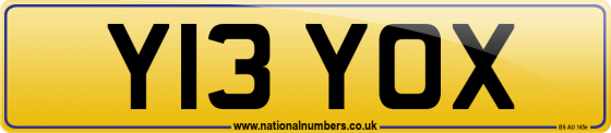 Y13 YOX