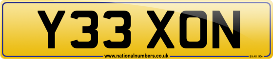 Y33 XON