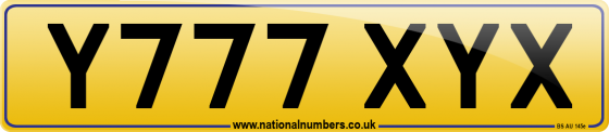 Y777 XYX