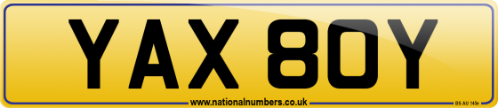YAX 80Y