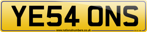 YE54 ONS