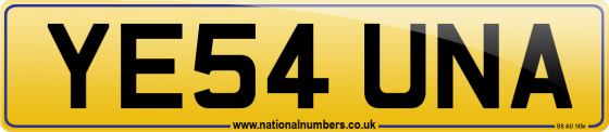 YE54 UNA