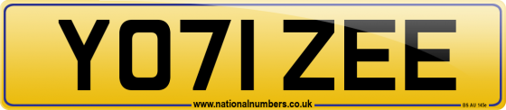 YO71 ZEE