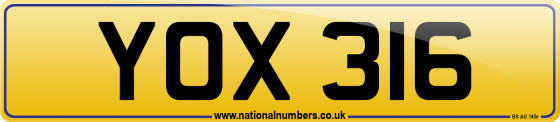 YOX 316