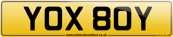 YOX 80Y