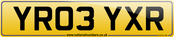 YR03 YXR
