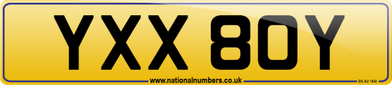 YXX 80Y