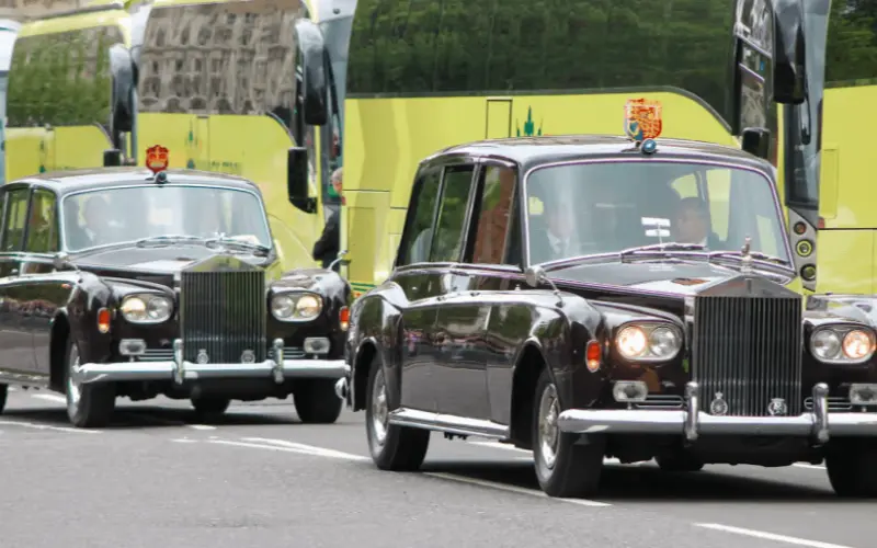 The Vehicles and Number Plates From The Queen's Funeral