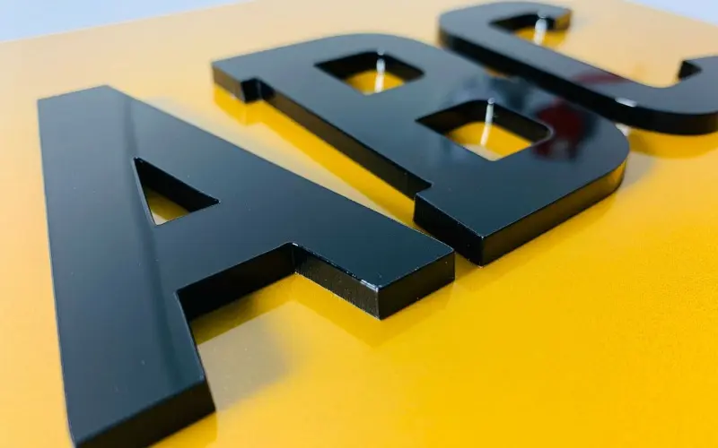 3D Raised Digit Number Plates