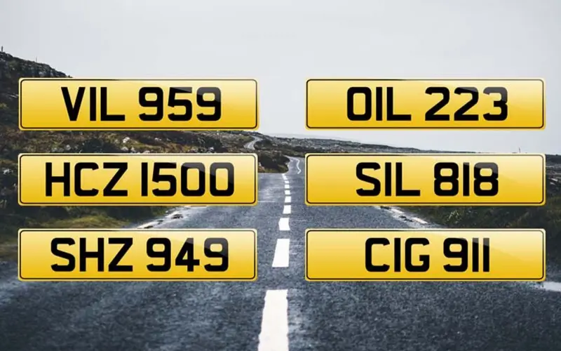 Unique Number Plate Ideas