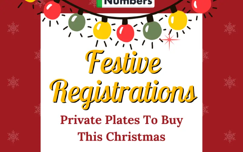 Christmas Gift Ideas: Private Number Plates You Can Buy Today